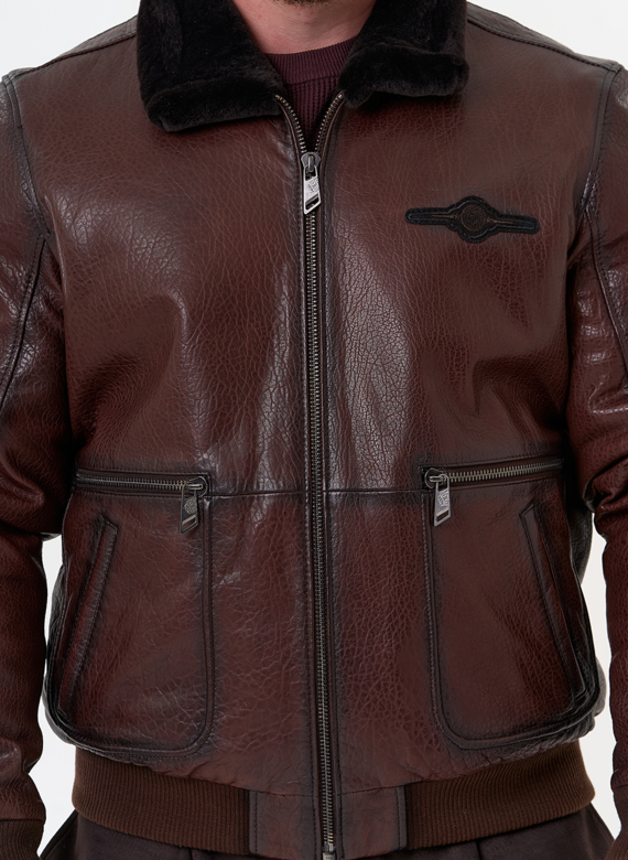 Мужская натуральная дубленка Мужская натуральная дубленка