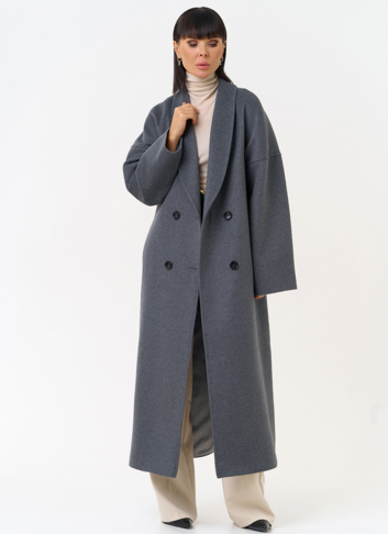 Женское пальто с воротником шаль Женское пальто с воротником шаль