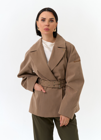 Женская куртка с объемными рукавами Женская куртка с объемными рукавами