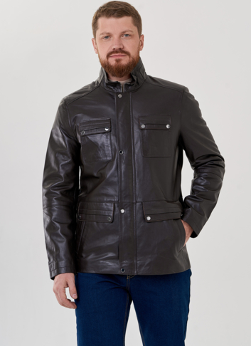 Мужская кожаная куртка  Мужская кожаная куртка