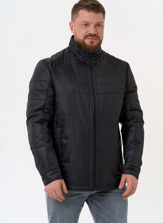 Мужская куртка с воротником стойкой Мужская куртка с воротником стойкой