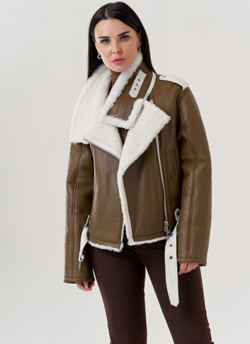 Женская дубленка пилот  Женская дубленка пилот