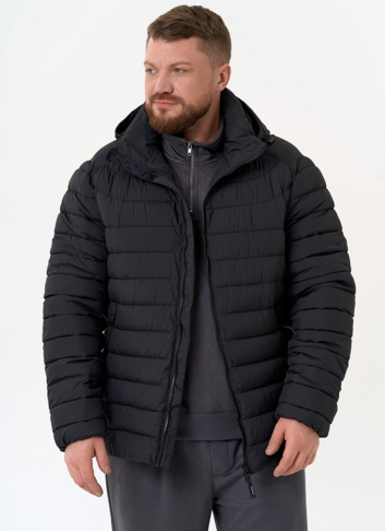 Мужской пуховик черного цвета Мужской пуховик черного цвета
