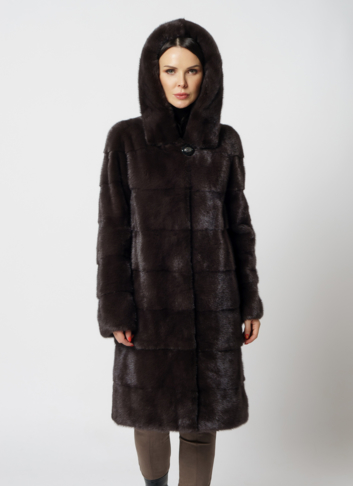 Норковая шуба с капюшоном трансформер 4 в 1 Норковая шуба с капюшоном трансформер 4 в 1