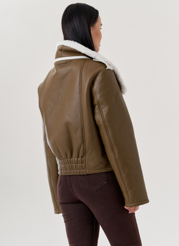 Женская дубленка пилот  Женская дубленка пилот