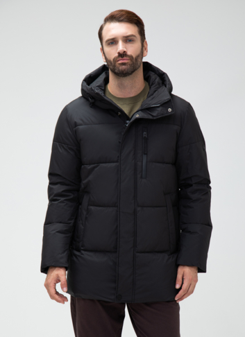 Мужской пуховик с капюшоном Мужской пуховик с капюшоном