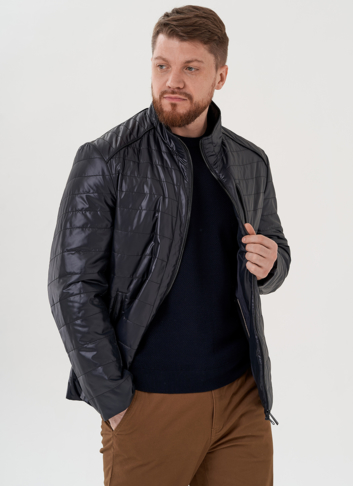 Куртка мужская черного цвета  Куртка мужская черного цвета