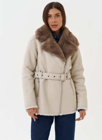 Дубленка "косуха" из эко кожи Дубленка "косуха" из эко кожи